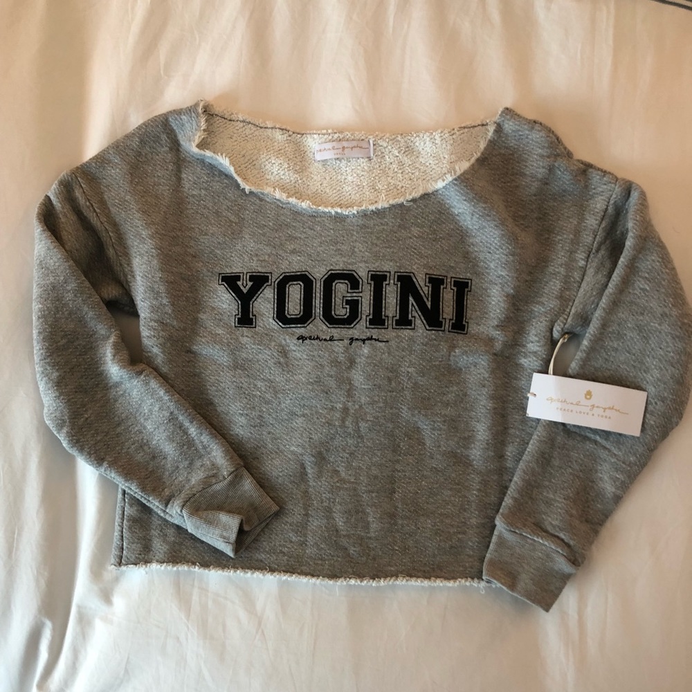 Spiritual Gangster Cropped Ballet Sweatshirt